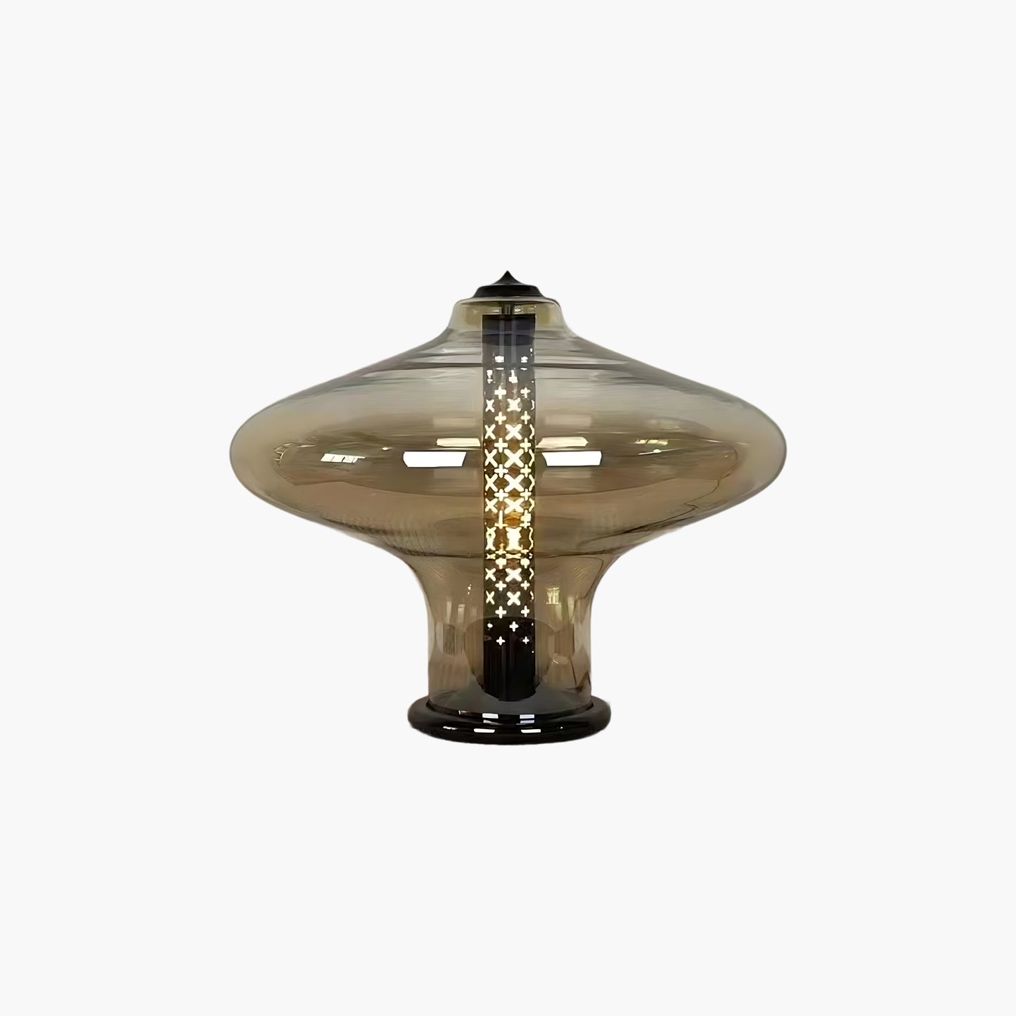 Space Age Contemporary Crystal Table Lamp