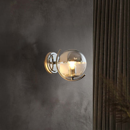 Space Ball Modern Crystal Wall Lamp