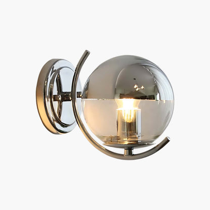 Space Ball Modern Crystal Wall Lamp