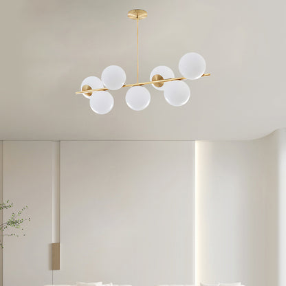 Sphere & Stem Modern Crystal Chandelier