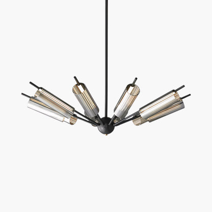 Sputnik Brass Modern Crystal Chandelier