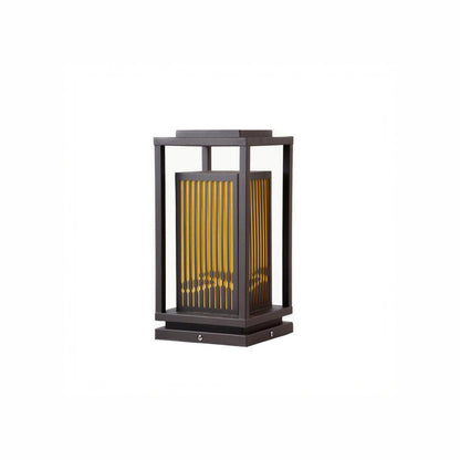 Square Cage Modern Metal Outdoor Light