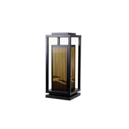 Square Cage Modern Metal Outdoor Light