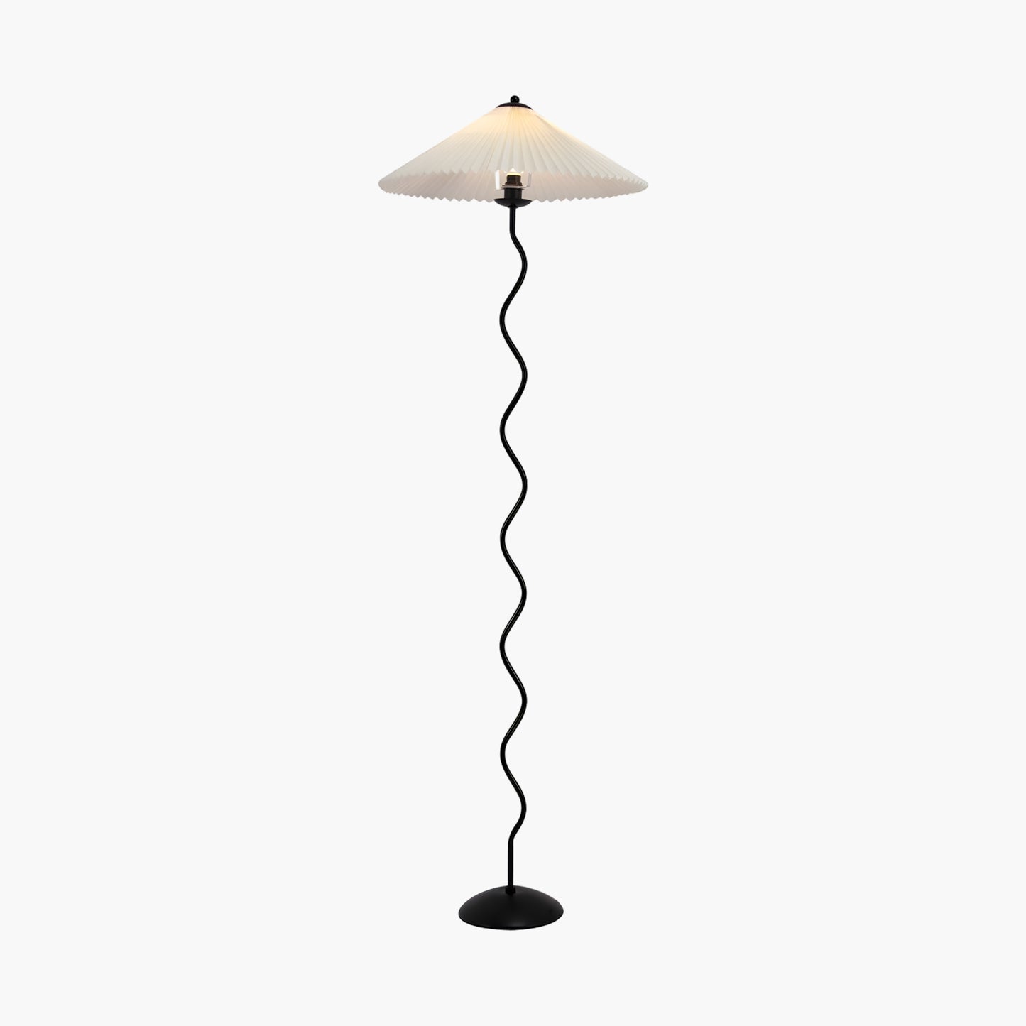 Squiggle Traditional Metal Floor Lamp