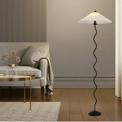 Squiggle Traditional Metal Floor Lamp