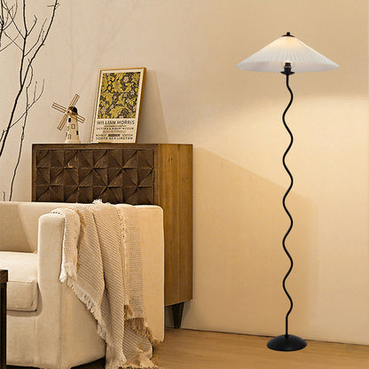 Squiggle Traditional Metal Floor Lamp