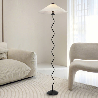 Squiggle Traditional Metal Floor Lamp