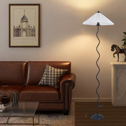 Squiggle Traditional Metal Floor Lamp