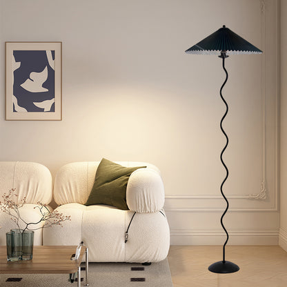 Squiggle Traditional Metal Floor Lamp