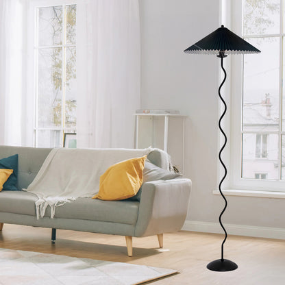 Squiggle Traditional Metal Floor Lamp