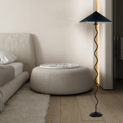 Squiggle Traditional Metal Floor Lamp