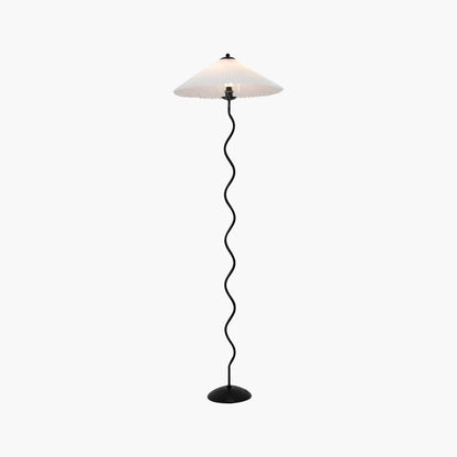 Squiggle Traditional Metal Floor Lamp