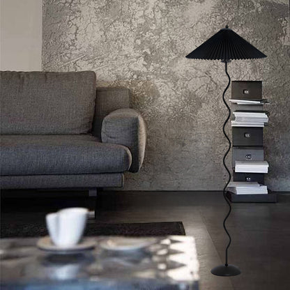 Squiggle Traditional Metal Floor Lamp