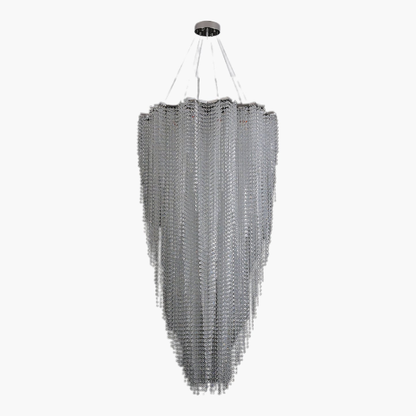 Stalizi Crystal Eclectic Metal chandelier