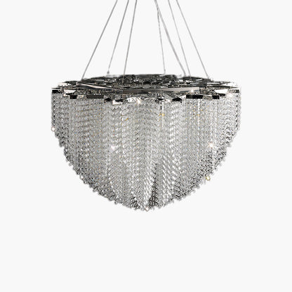 Stalizi Crystal Eclectic Metal chandelier