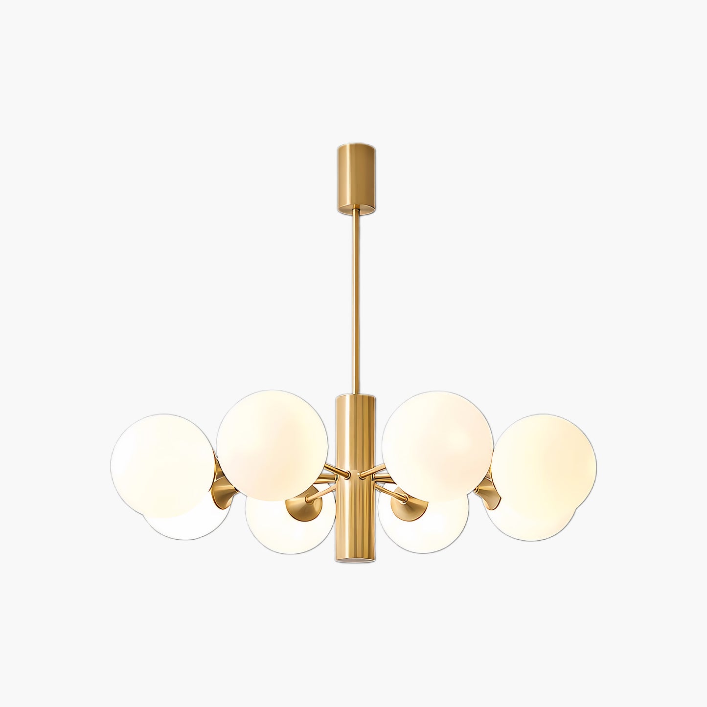 Stella Brass Modern Crystal Chandelier