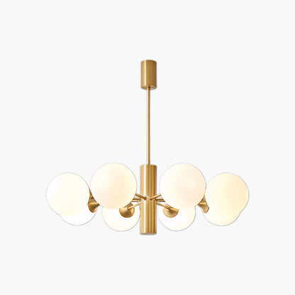 Stella Brass Modern Crystal Chandelier