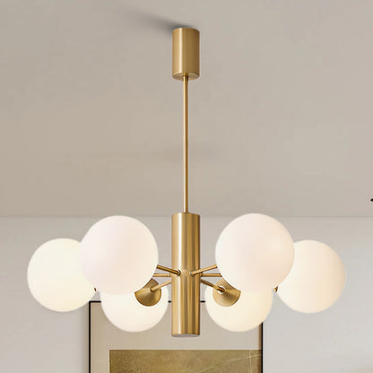 Stella Brass Modern Crystal Chandelier