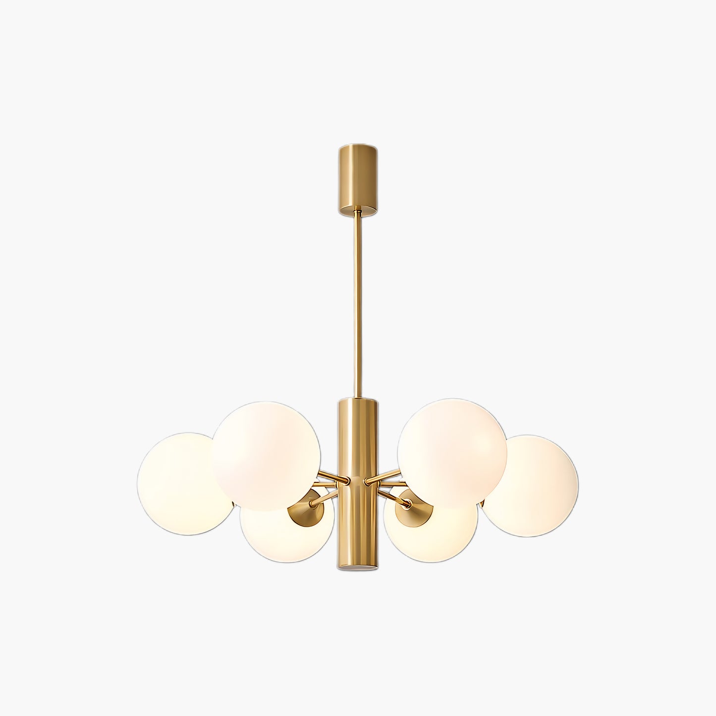 Stella Brass Modern Crystal Chandelier