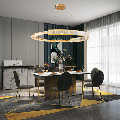 Stella LED Eclectic Metal Chandelier