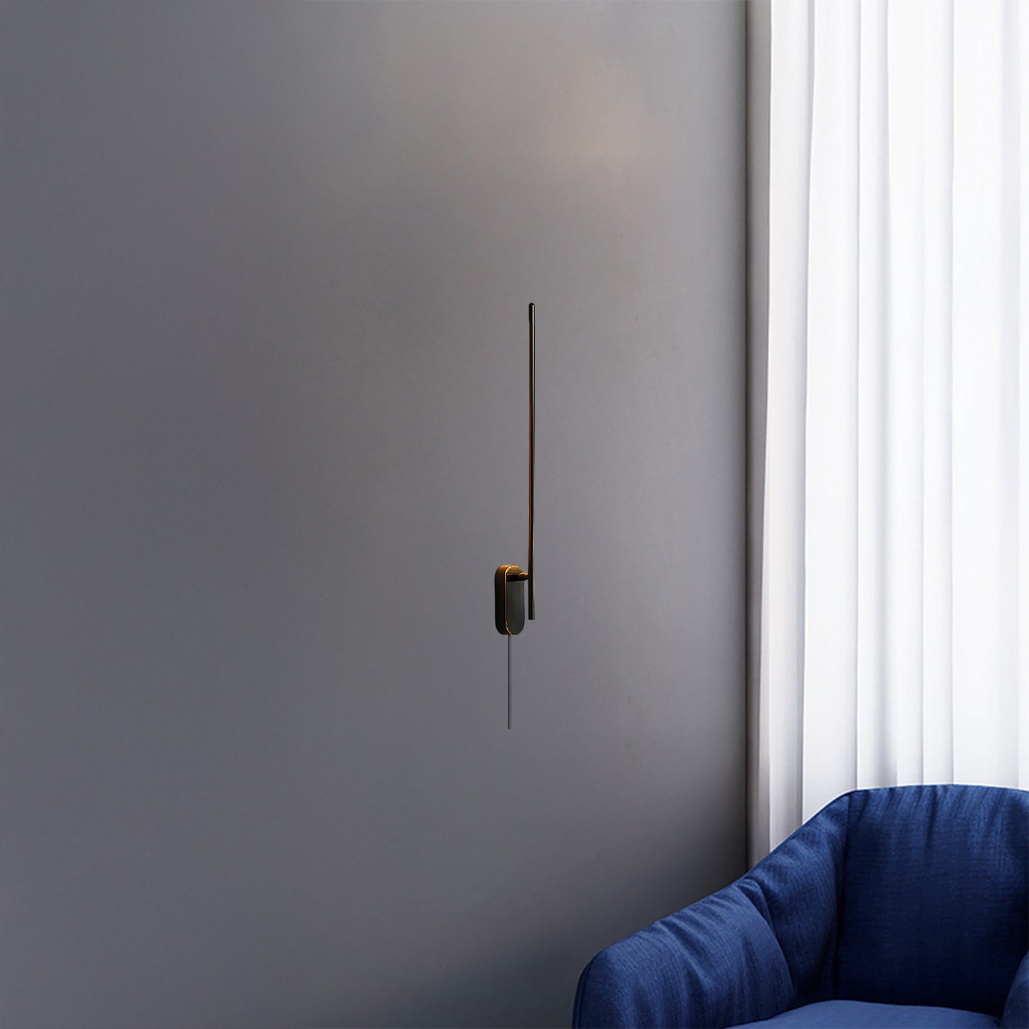 Stick Shaped Plug In Sconce