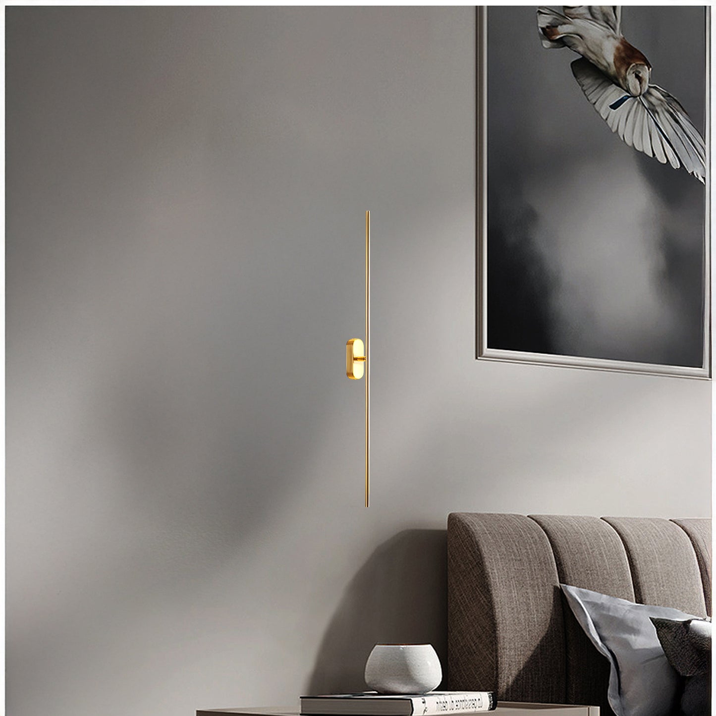 Stick Shaped Plug In Sconce