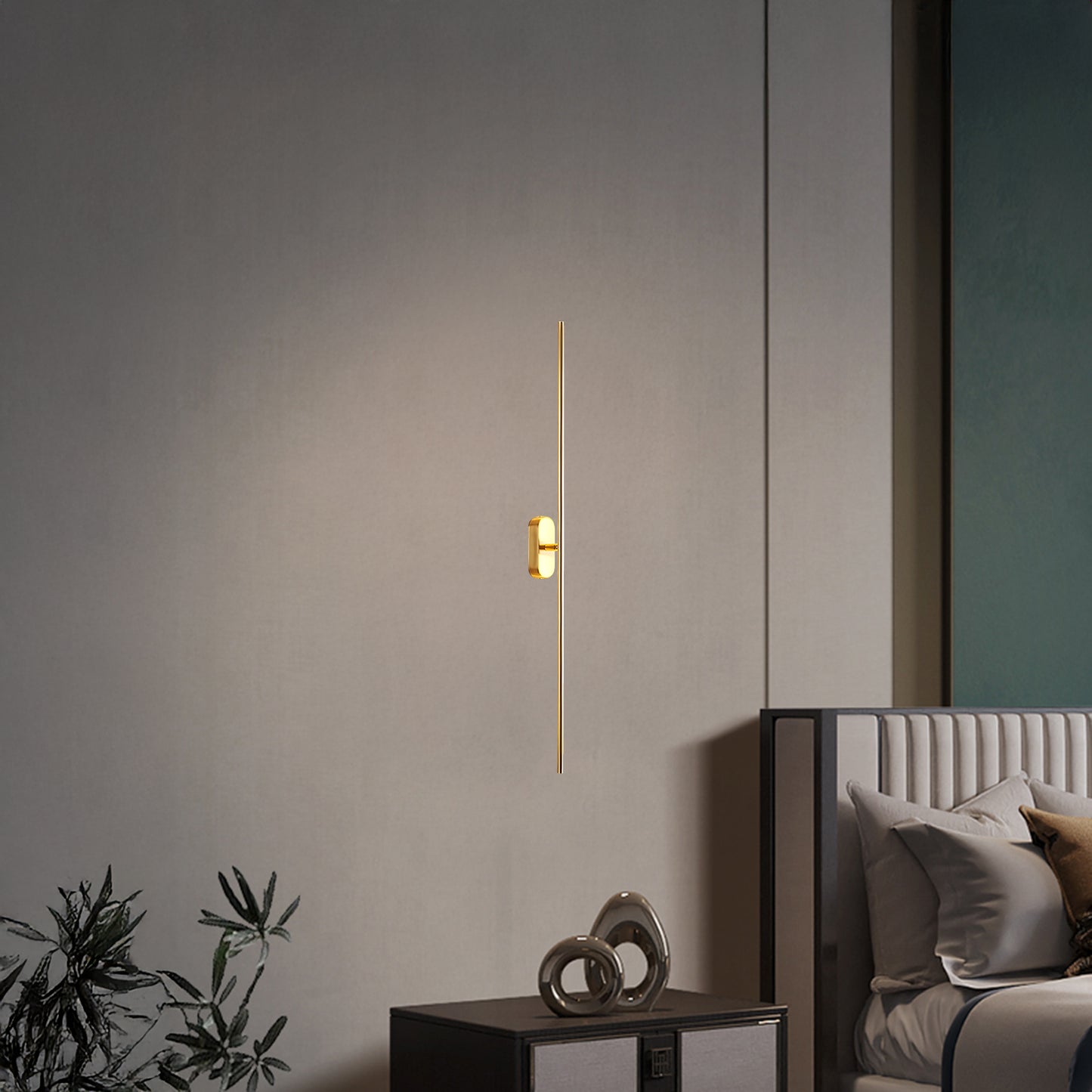 Stick Shaped Plug In Sconce