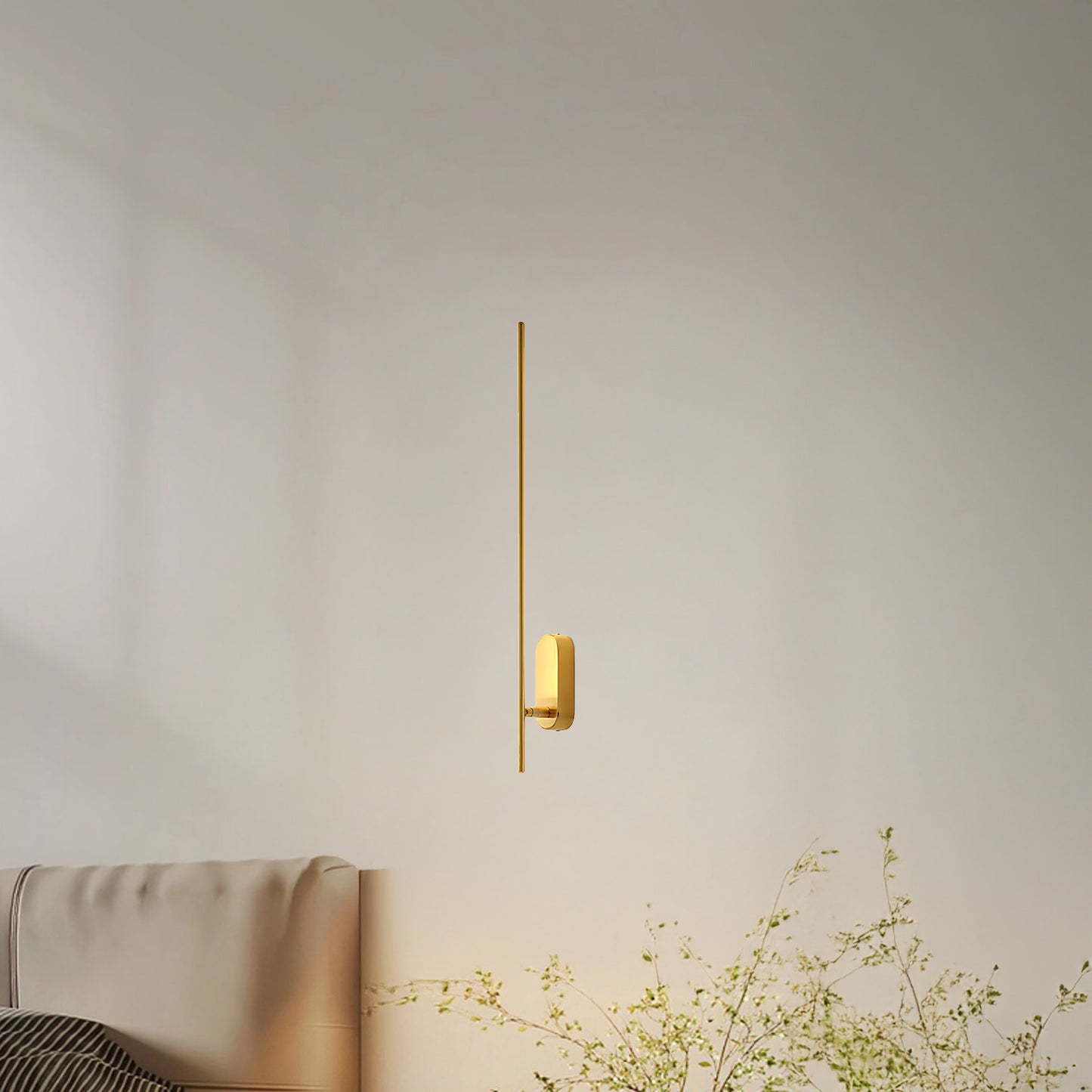 Stick Shaped Plug In Sconce