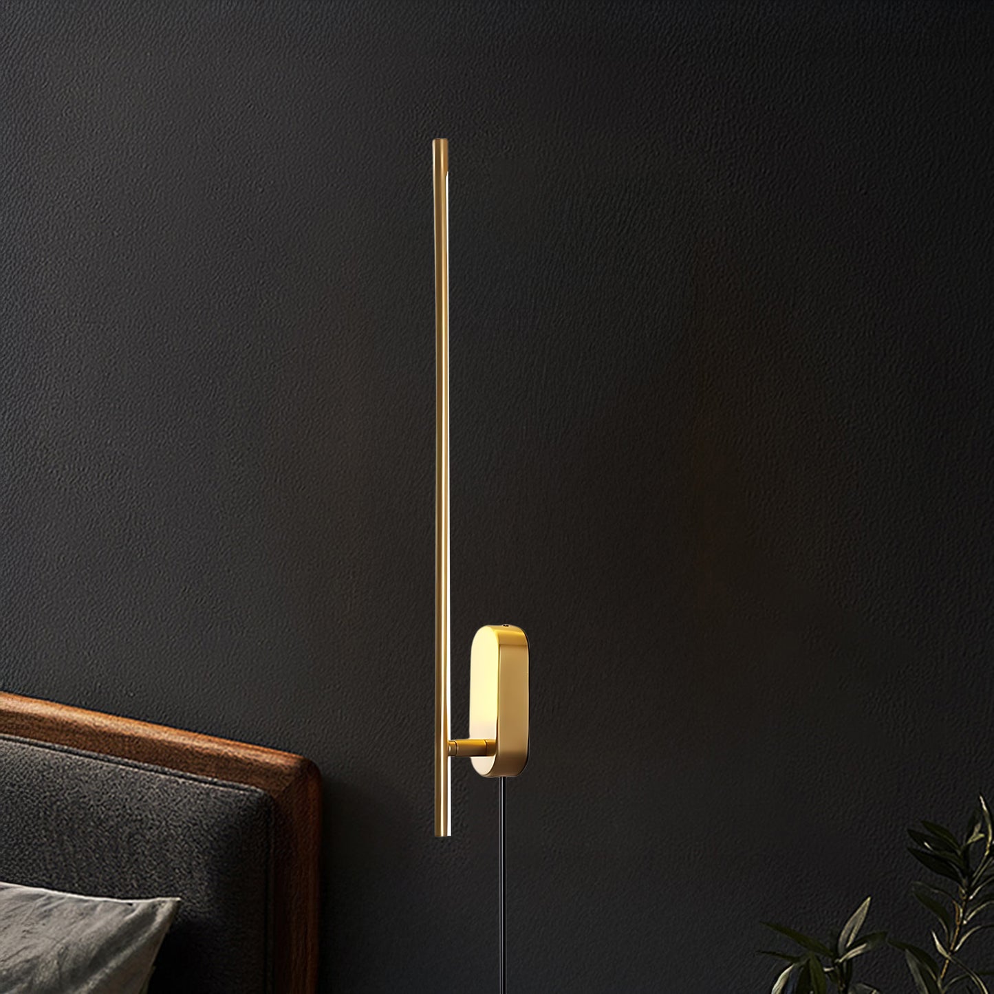 Stick Shaped Plug In Sconce