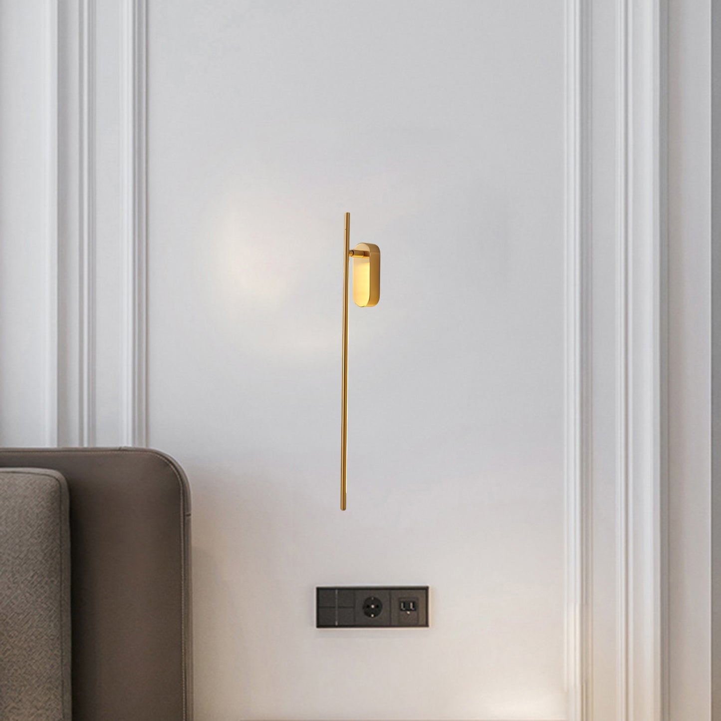 Stick Shaped Plug In Sconce