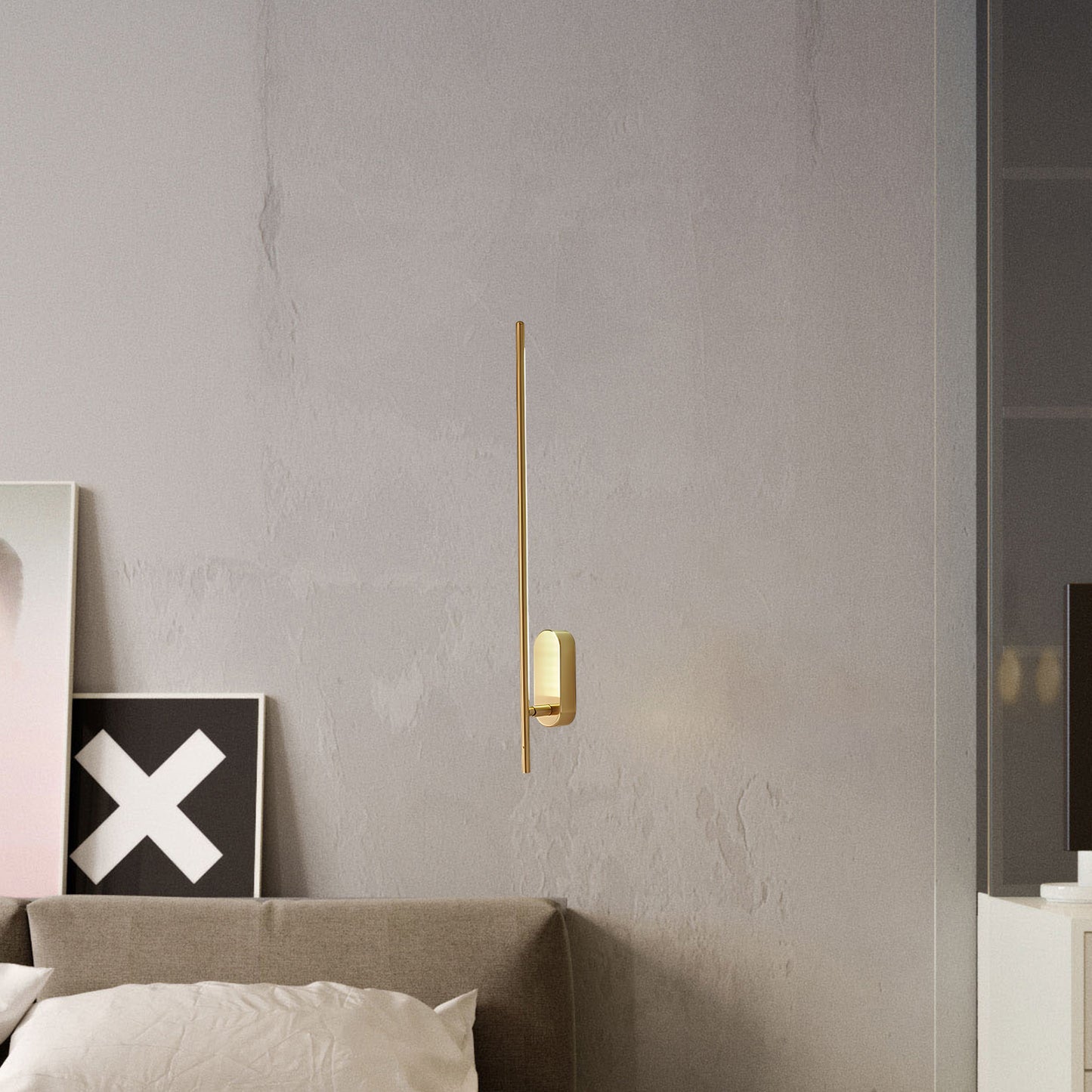 Stick Shaped Plug In Sconce