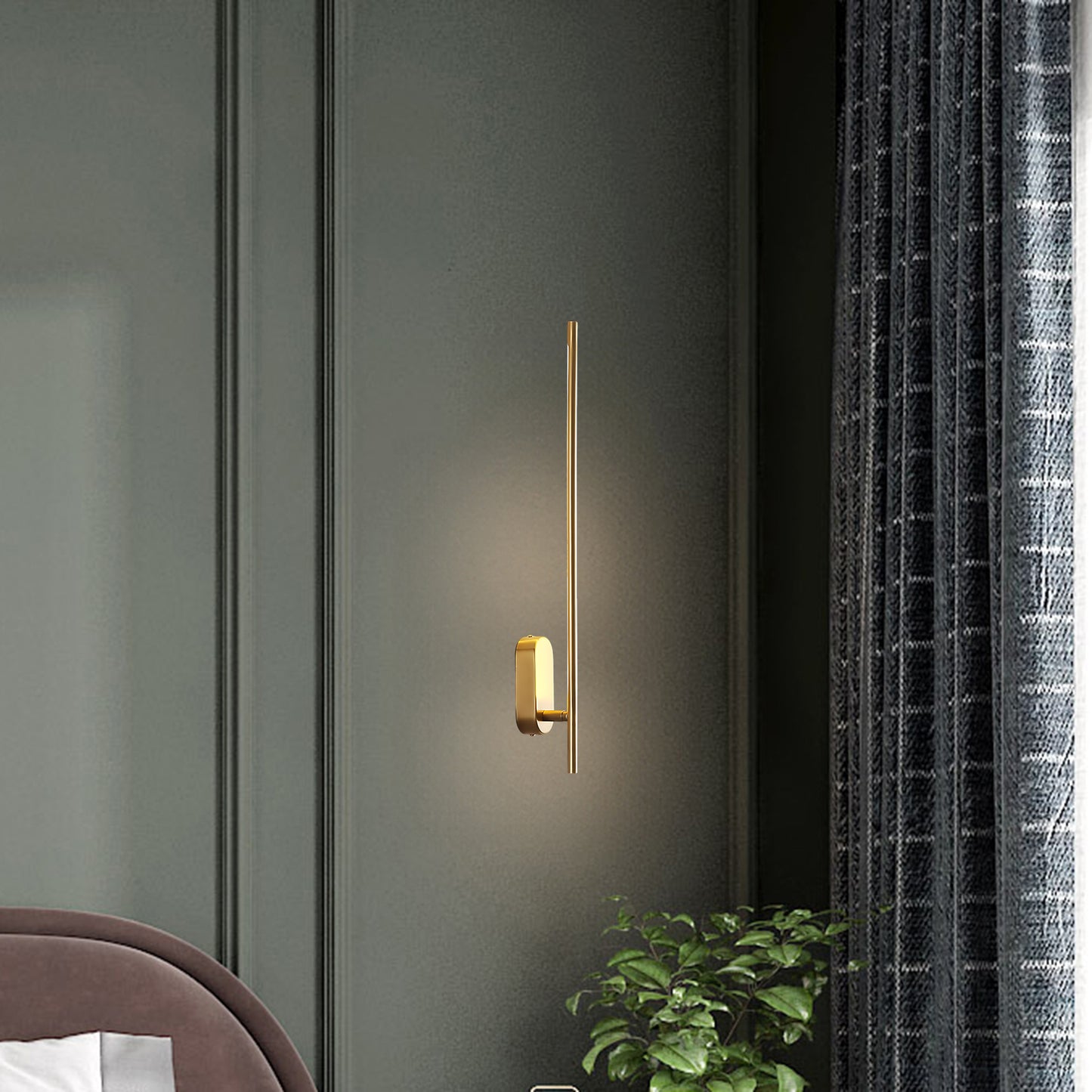 Stick Shaped Plug In Sconce