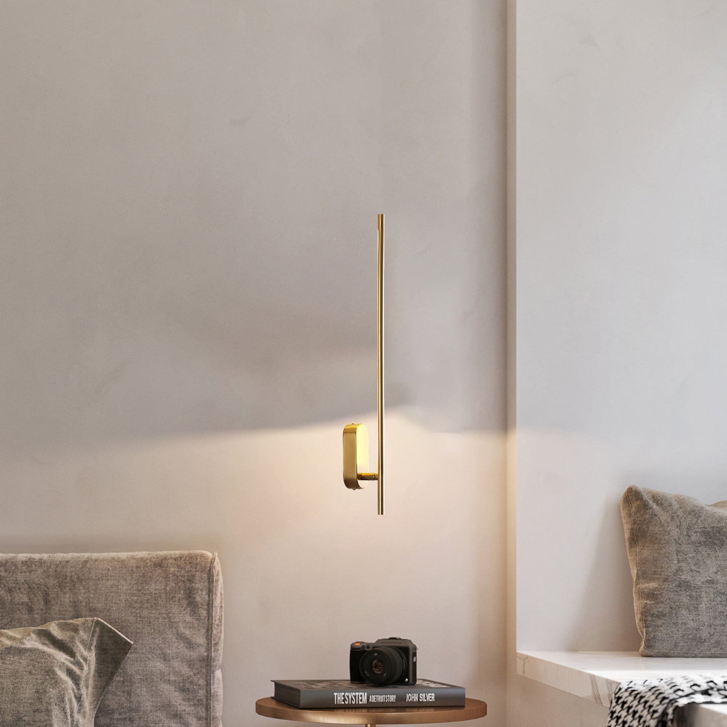 Stick Shaped Plug In Sconce