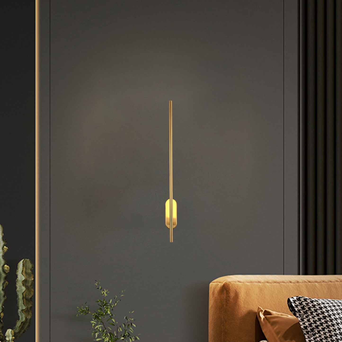 Stick Shaped Plug In Sconce