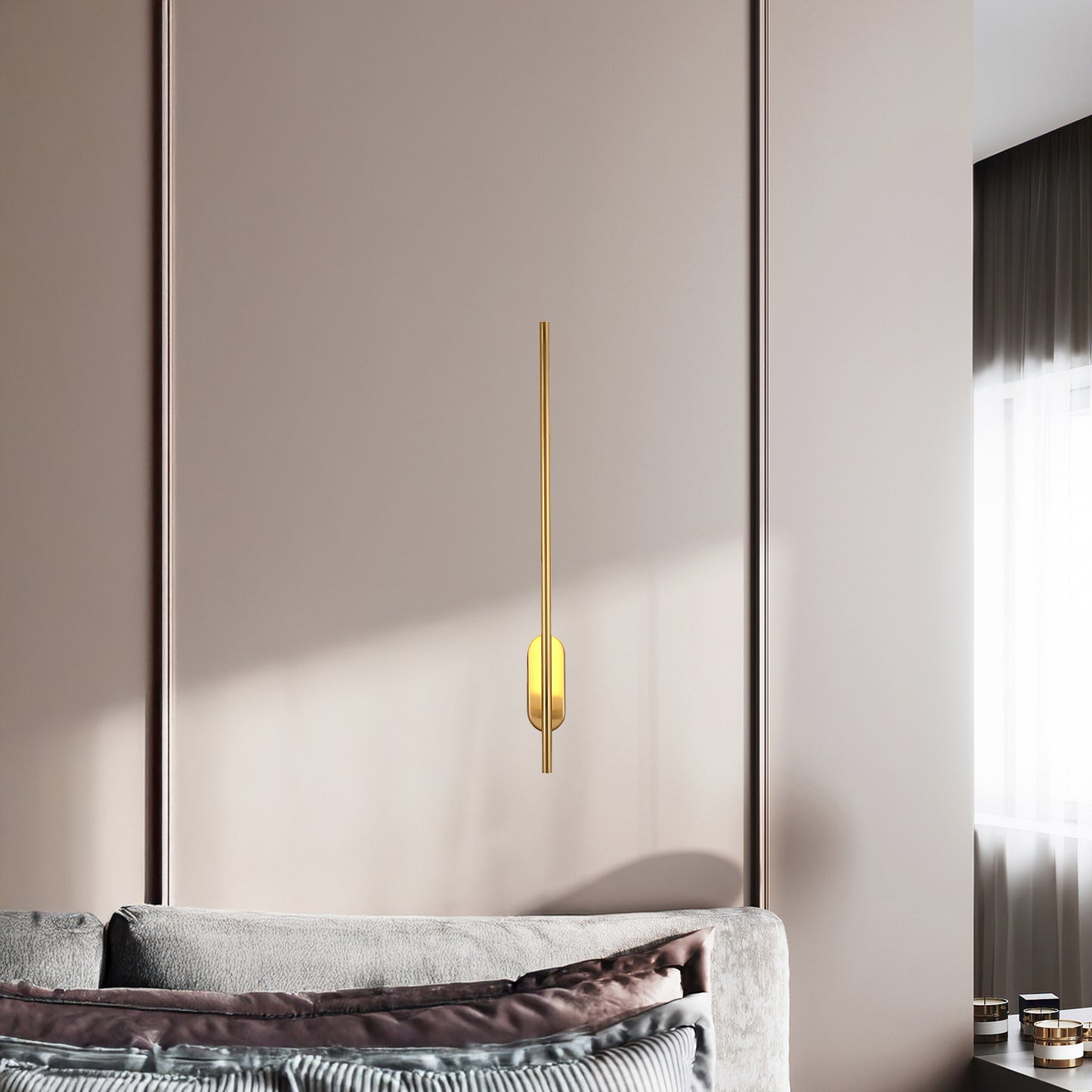 Stick Shaped Plug In Sconce