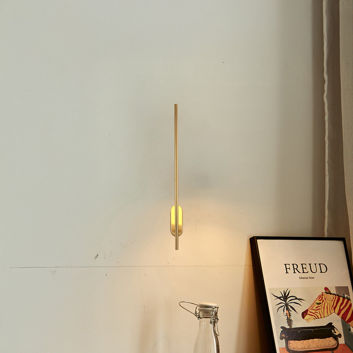 Stick Shaped Plug In Sconce