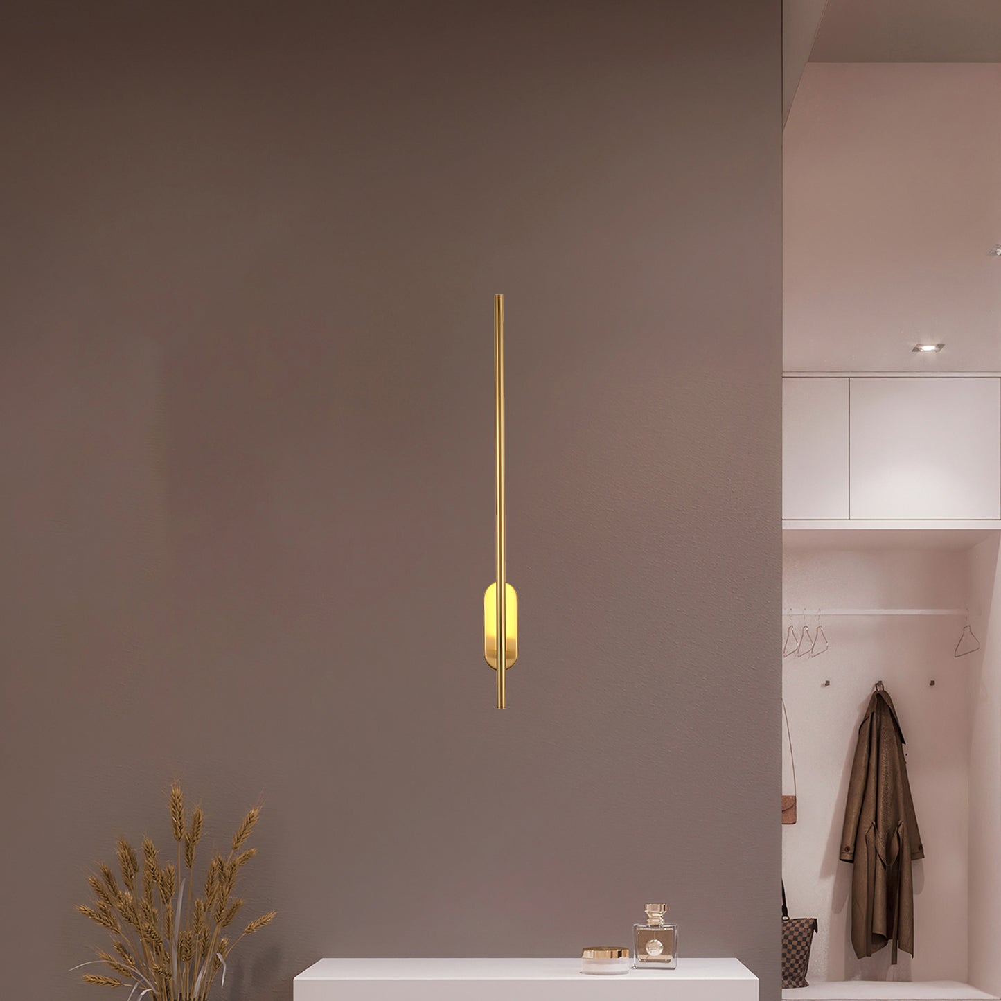 Stick Shaped Plug In Sconce