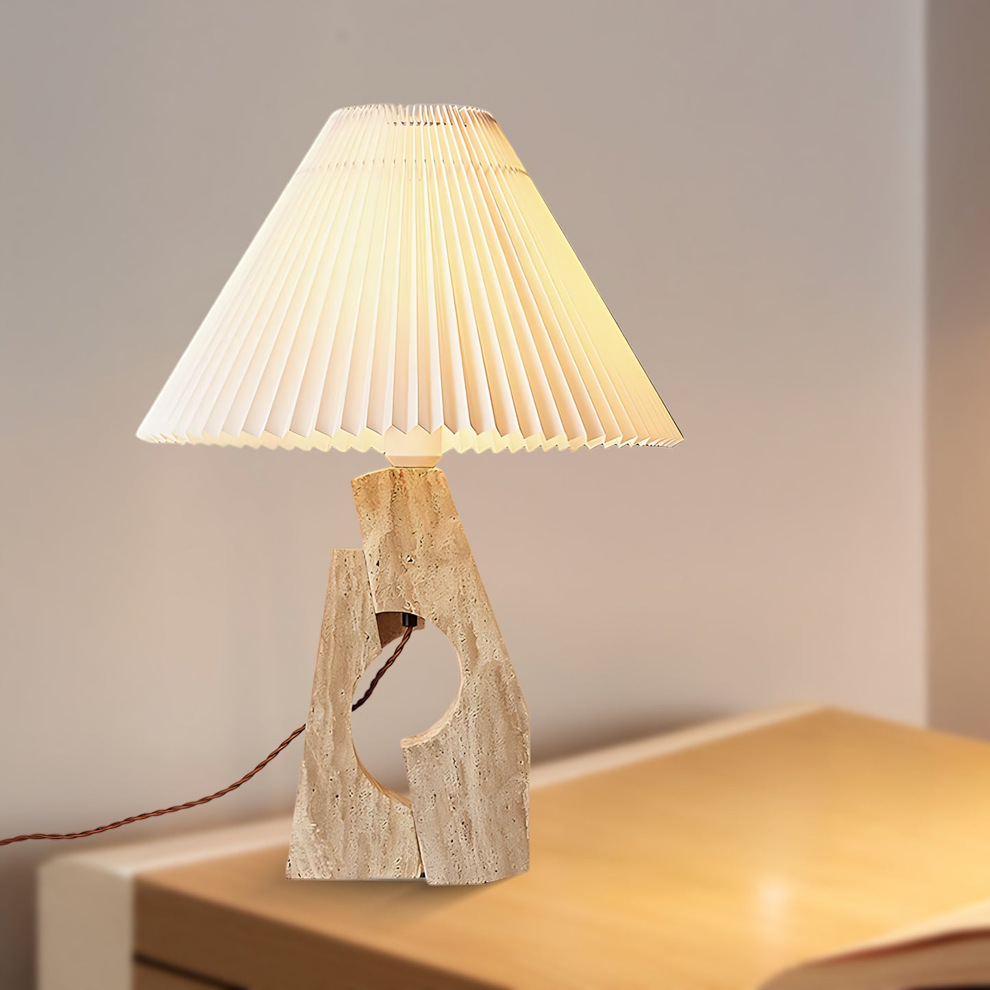 Stone Pillar Modern Material Table Lamp