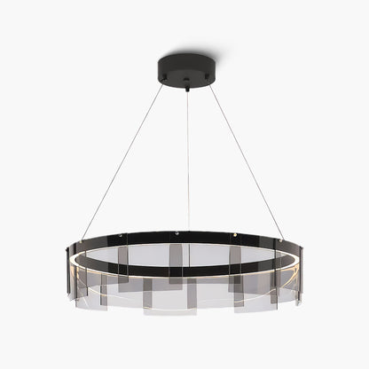 Stratos LED Modern Crystal Chandelier