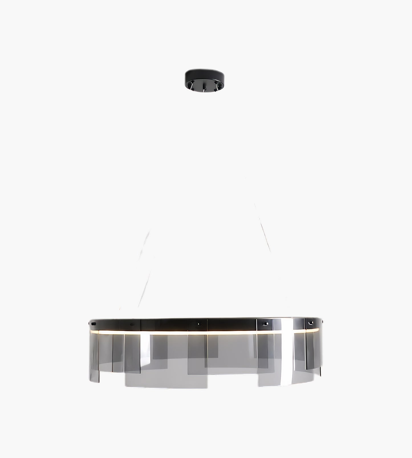 Stratos LED Modern Crystal Chandelier