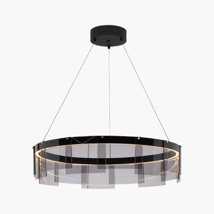 Stratos LED Modern Crystal Chandelier