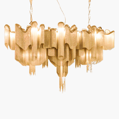 Stream Chain Eclectic Metal Chandelier