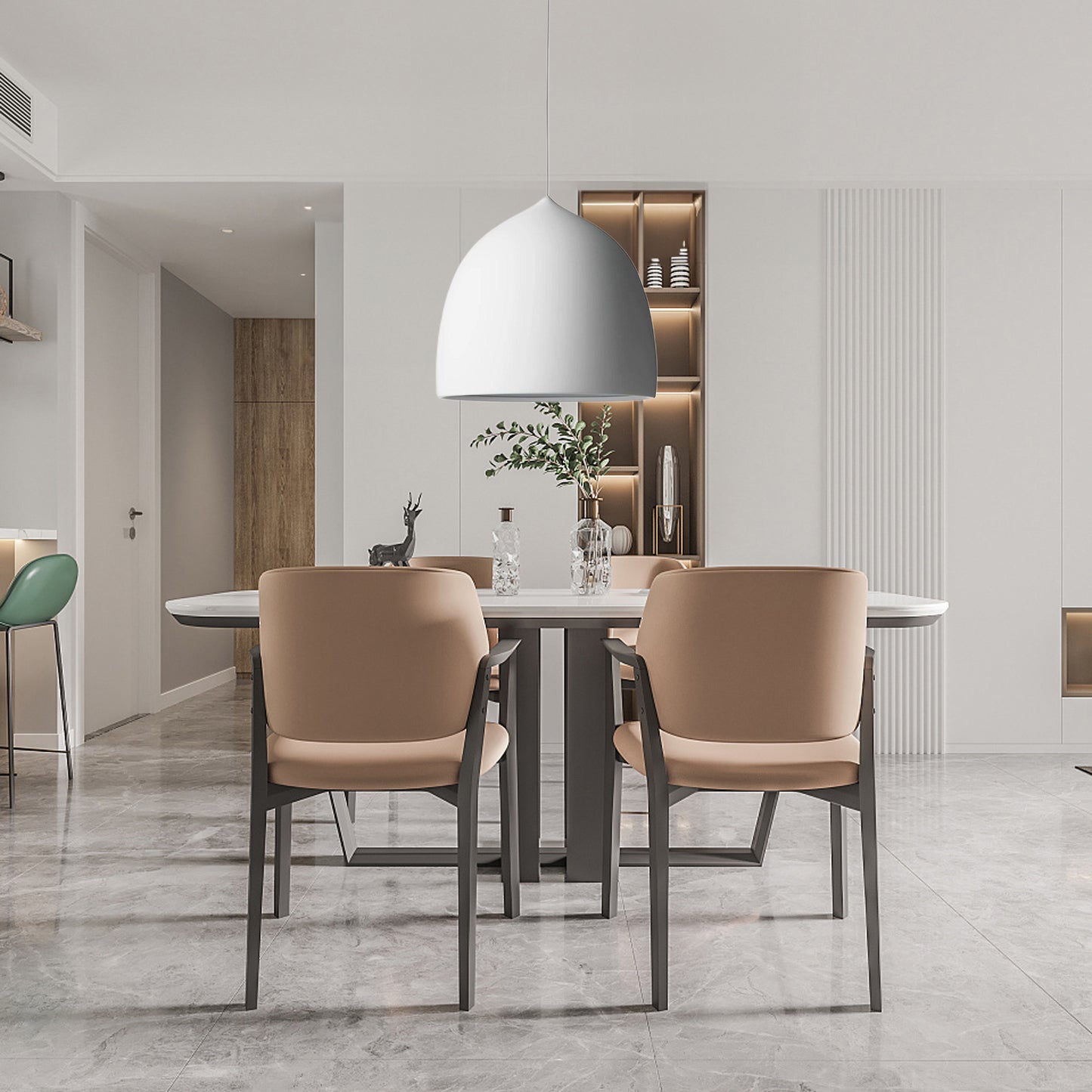 Suspence Minimalist Metal Pendant Light