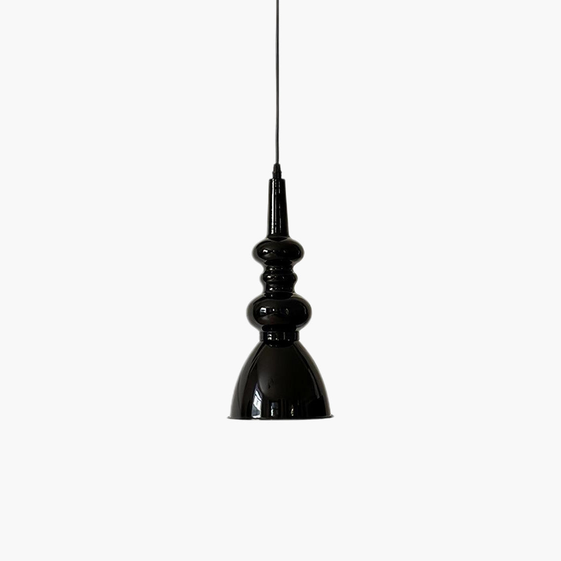 Svelte Noir Modern Metal Pendant Light