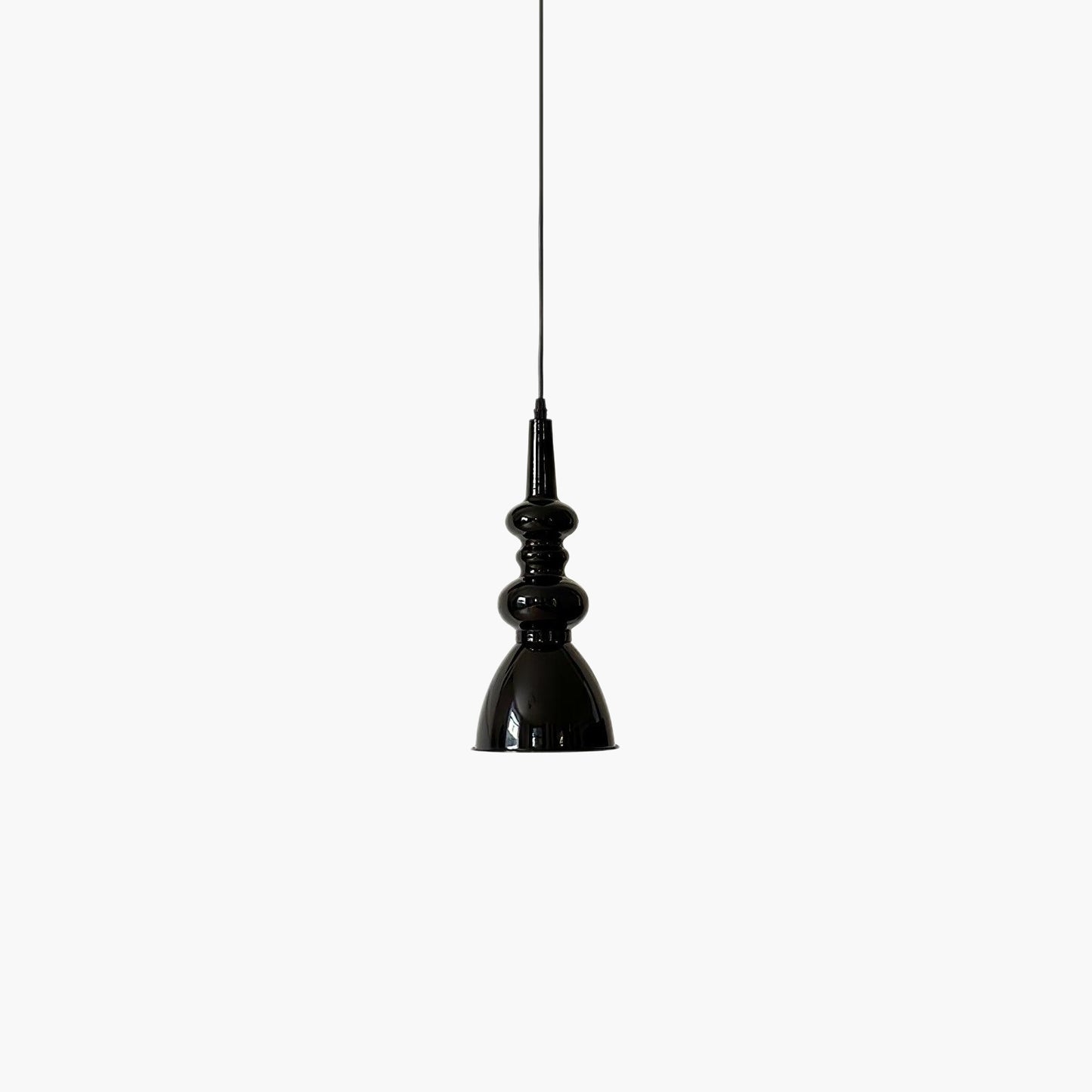 Svelte Noir Modern Metal Pendant Light