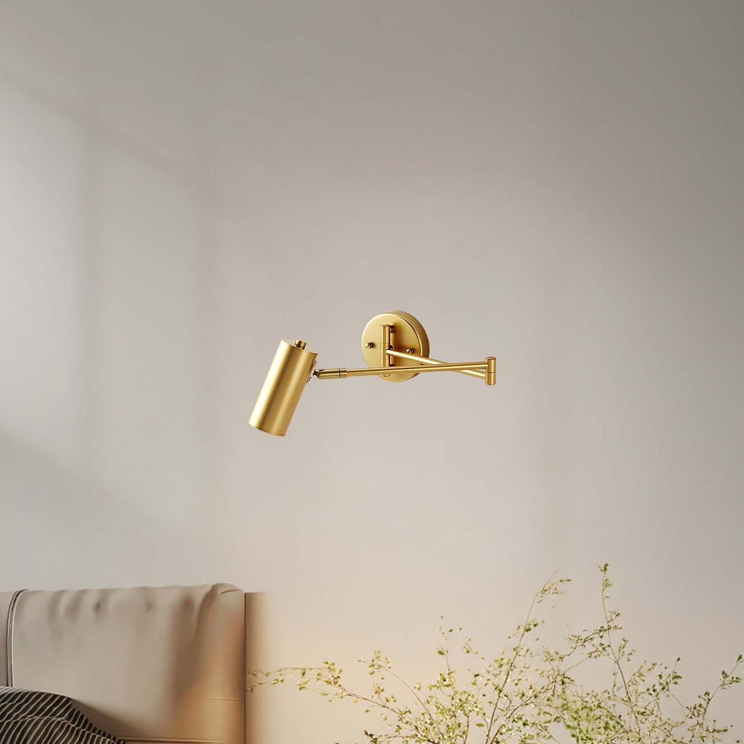 Swing Arm Modern Metal Wall Sconce