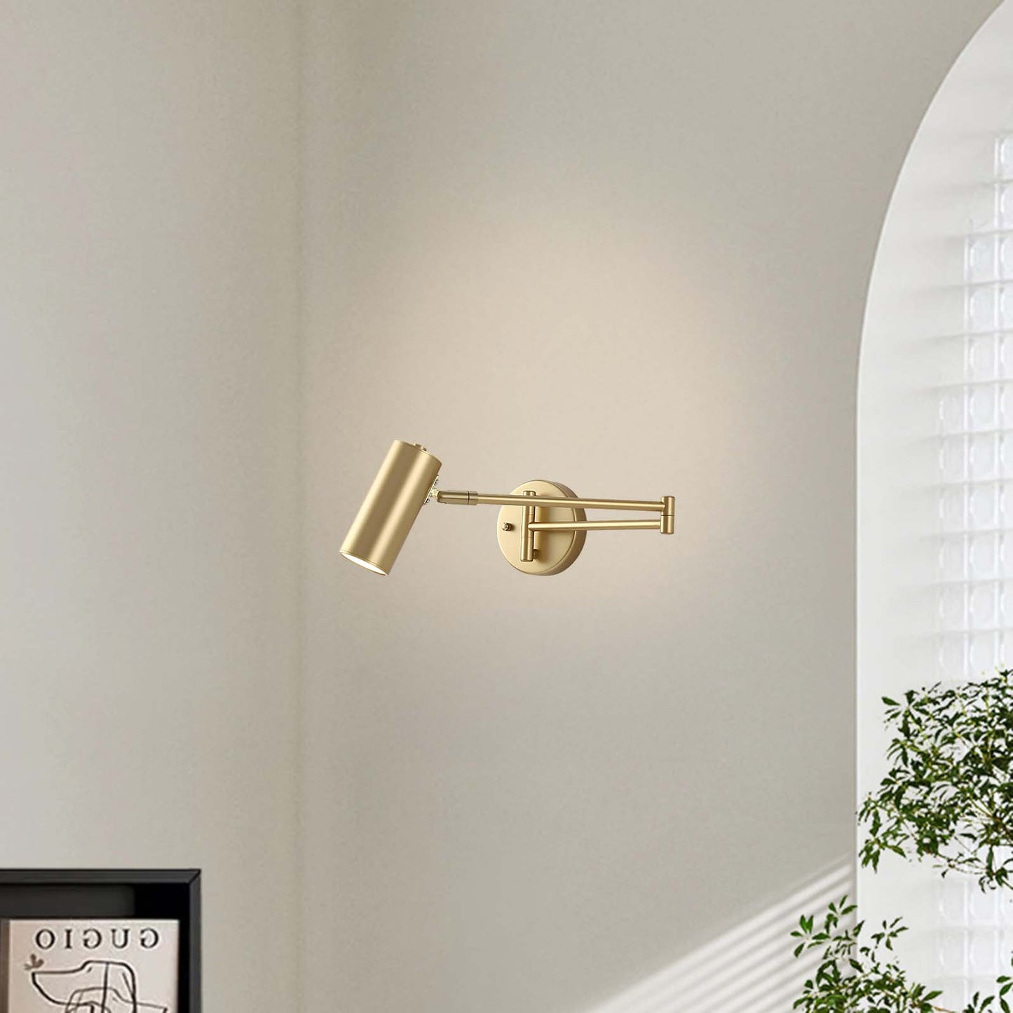 Swing Arm Modern Metal Wall Sconce