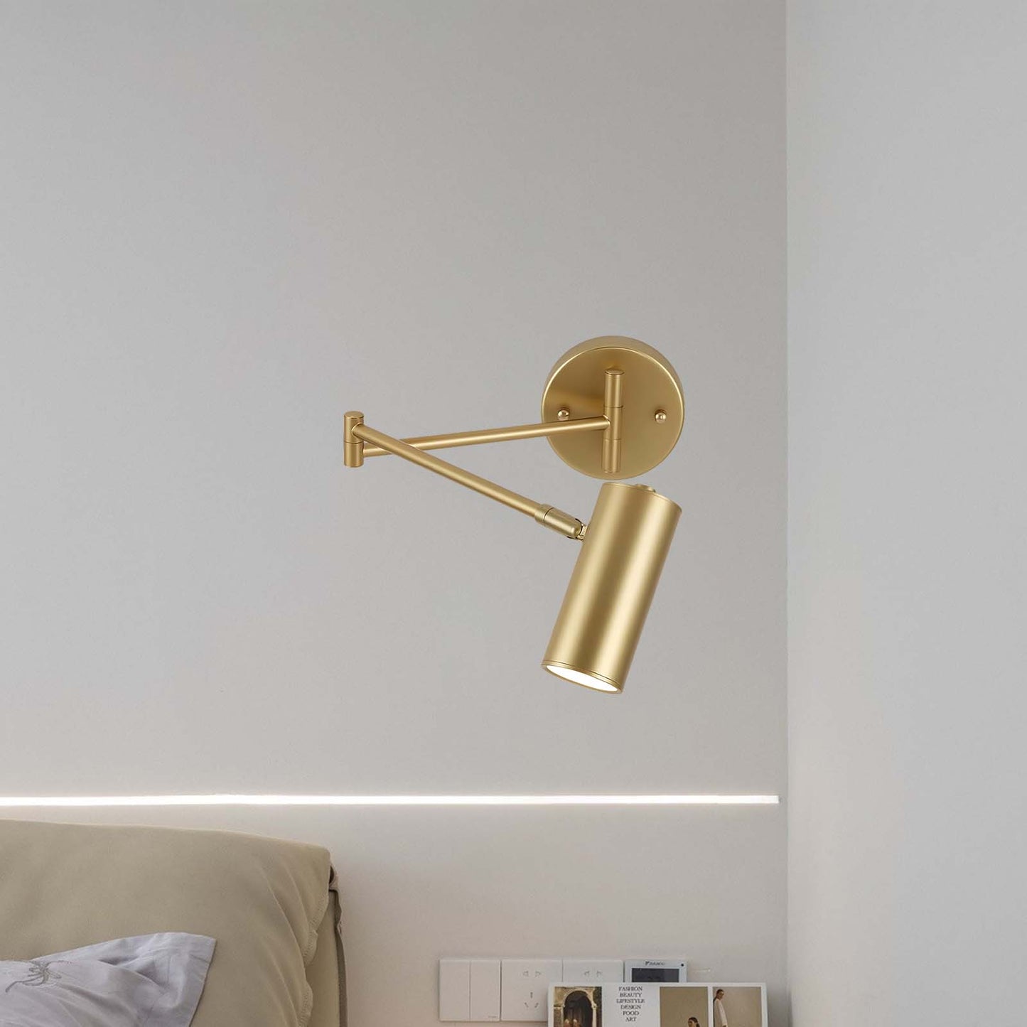 Swing Arm Modern Metal Wall Sconce