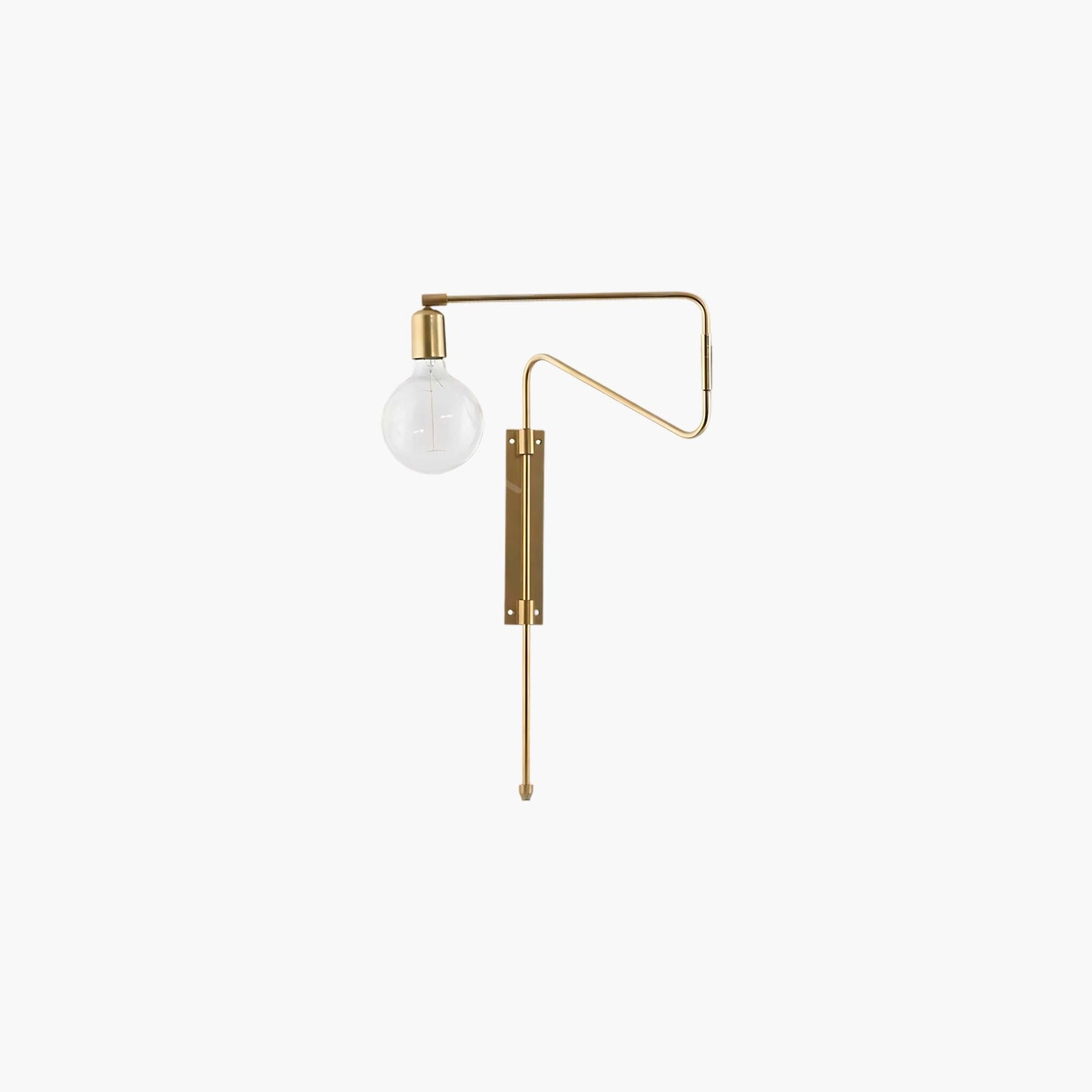 Swing Traditional Brass Wall Lamp