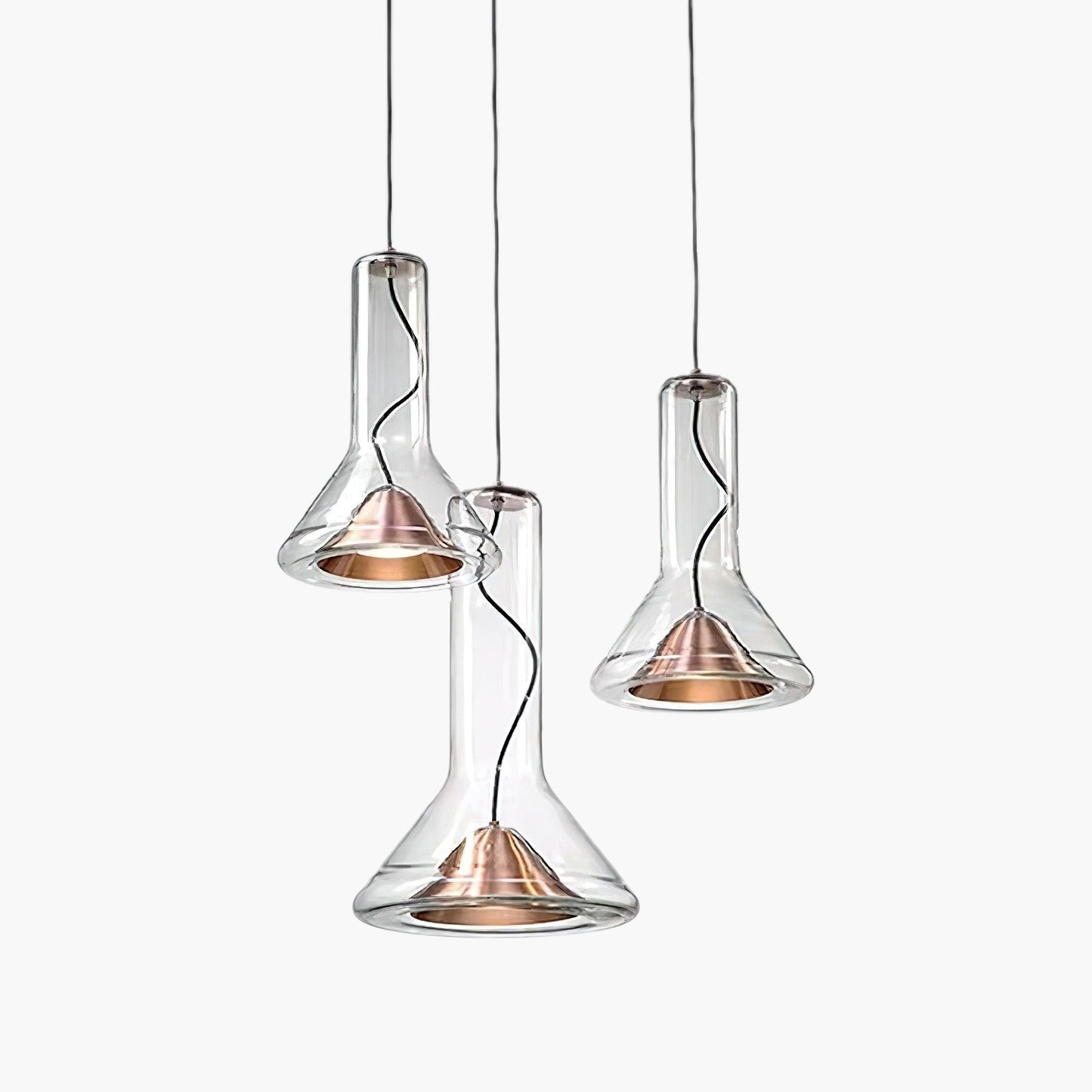 Swirl Modern Crystal Pendant Light